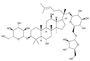 The structural formula of Ginsenoside Mb (Notoginsenoside Fe)